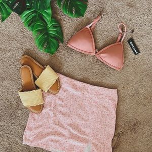 ONEONE sexy rose colored bikini top!